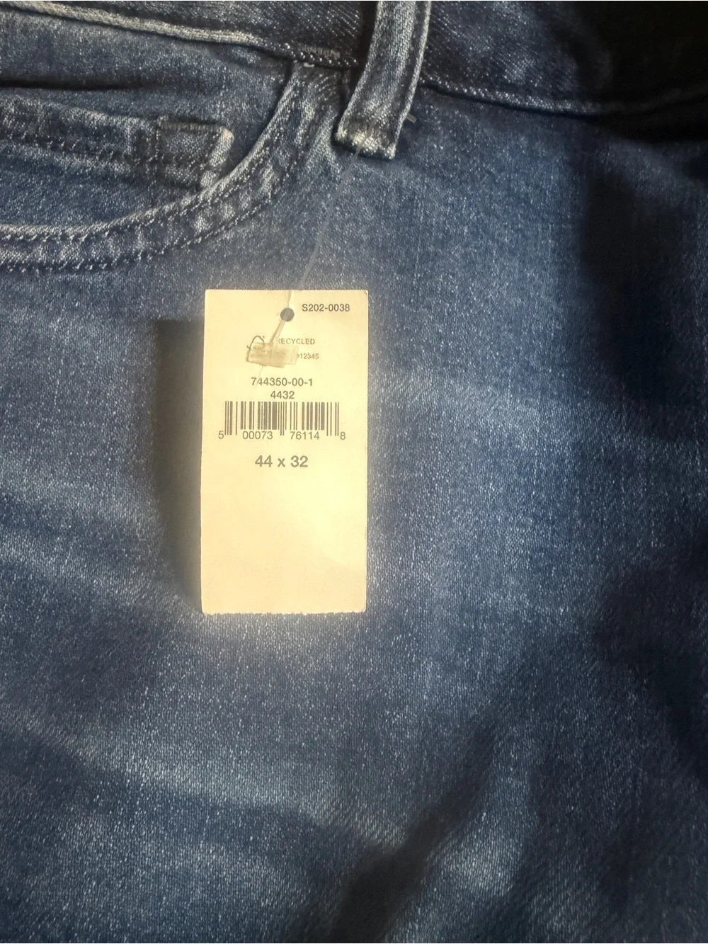 NWT Banana Republic Men’s Jeans Blue Size 44x32 Straight Fit Mid Rise